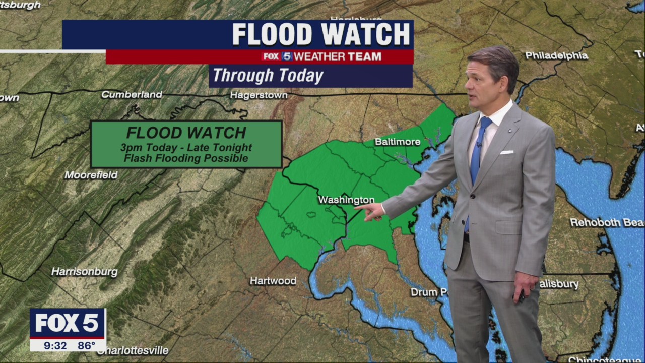 FOX 5 Weather forecast for Wednesday, July 6