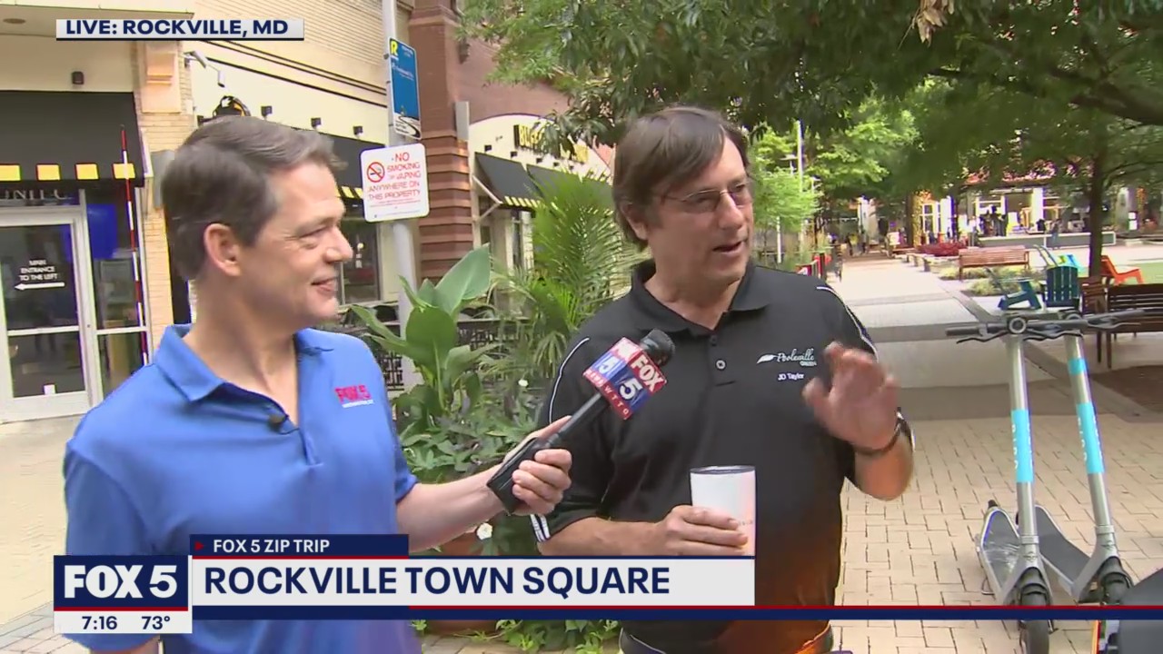 FOX 5 Zip Trip Rockville: Checking out the cool rides!