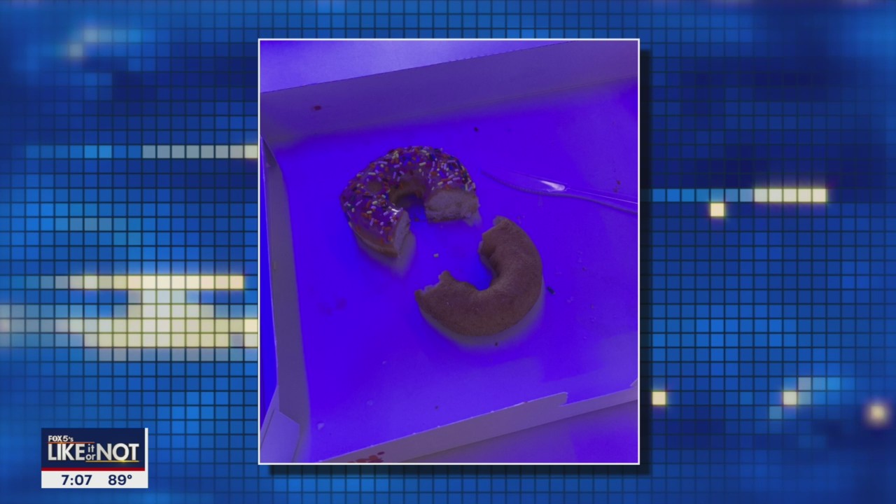 LIKE IT OR NOT? Halving donuts brought into the office