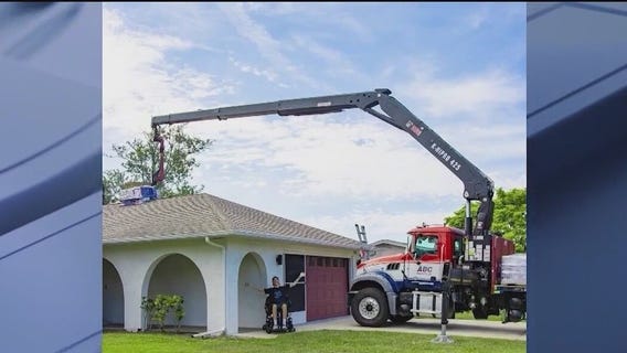Local support transform's Florida couple's roof