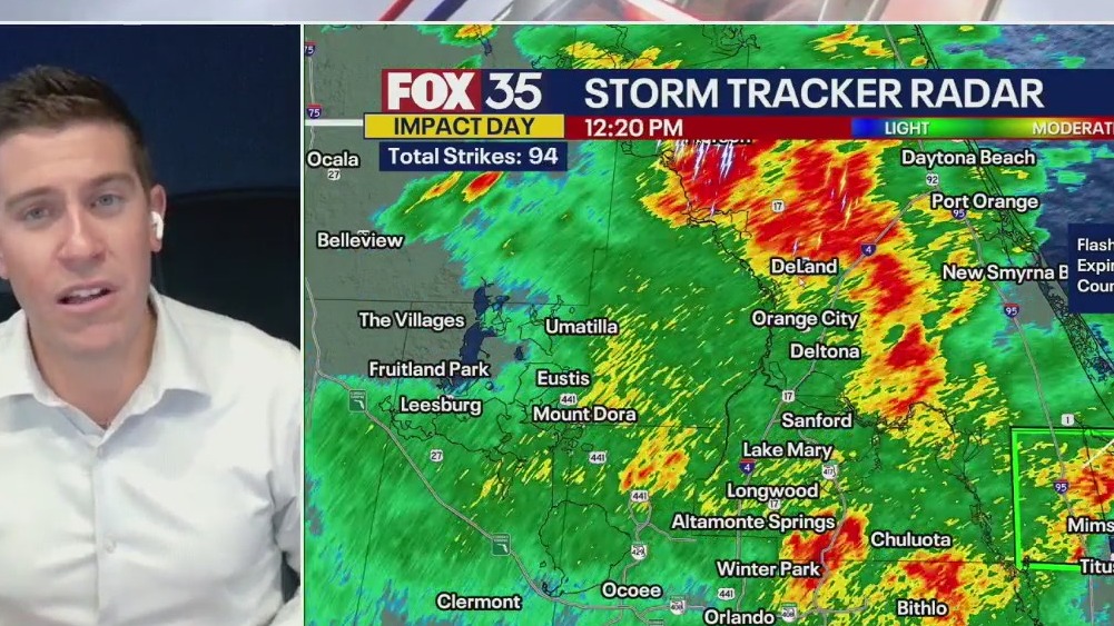 Invest 93L brings rain to Central Florida | FOX 35 Orlando