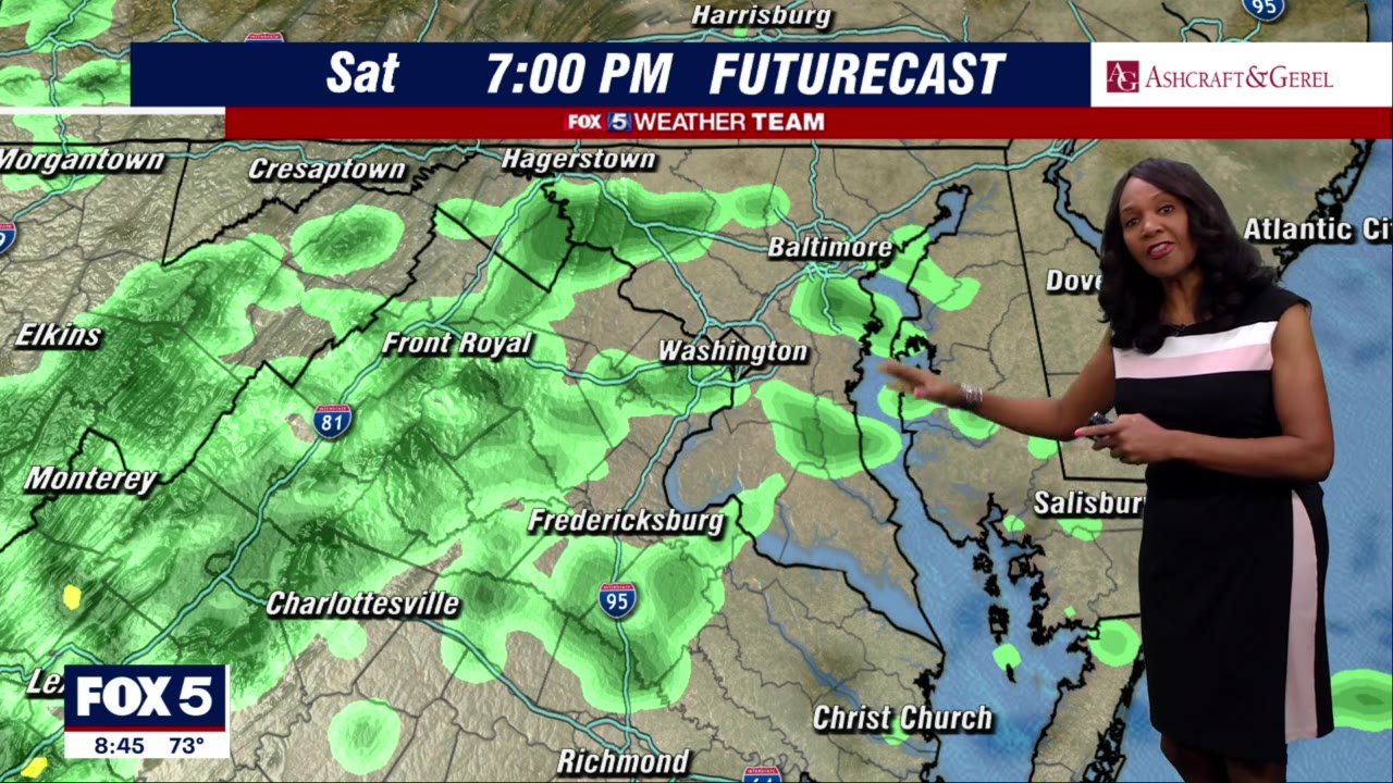 FOX 5 Weather forecast for Saturday, July 9