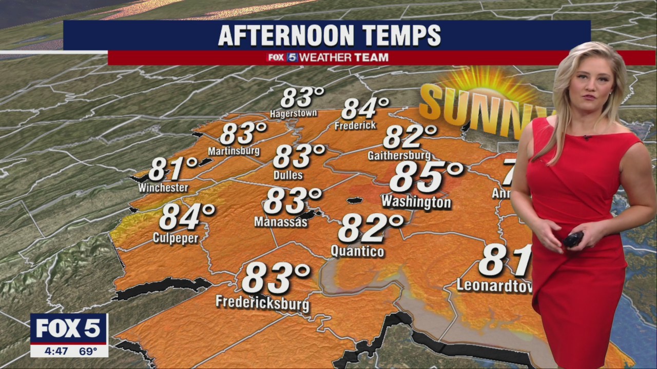 FOX 5 Weather forecast for Monday, July 11