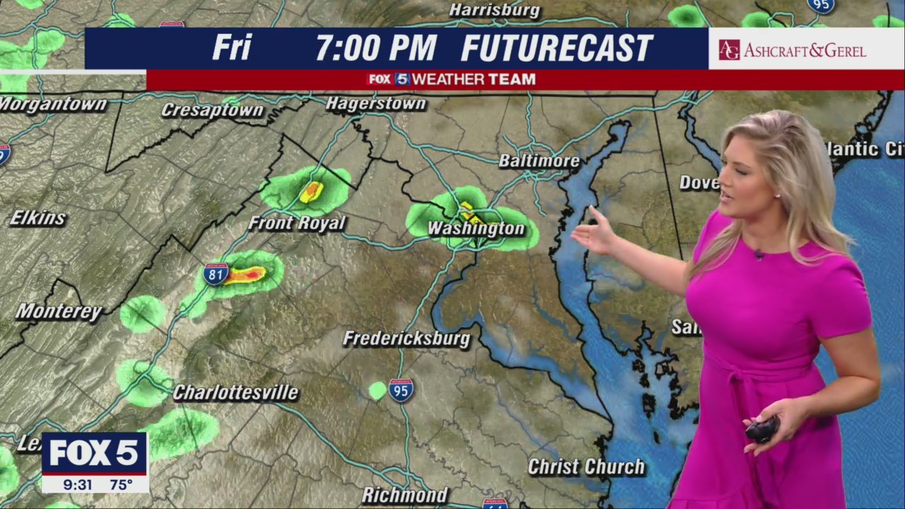 FOX 5 Weather forecast for Friday, July 8