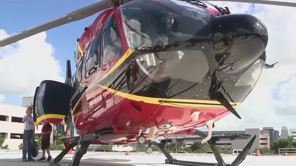 Orlando Health unveils new medical helicopter