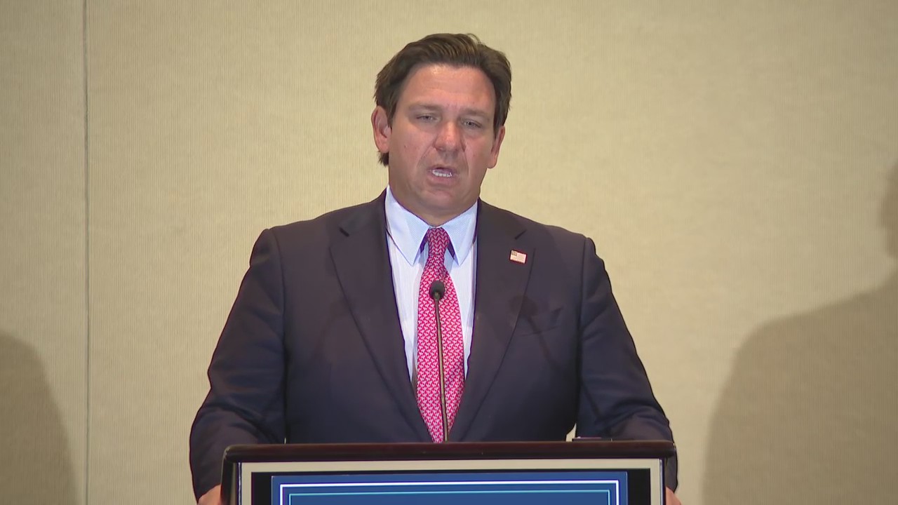 Gov. Ron DeSantis gives remarks at Teacher of the Year event