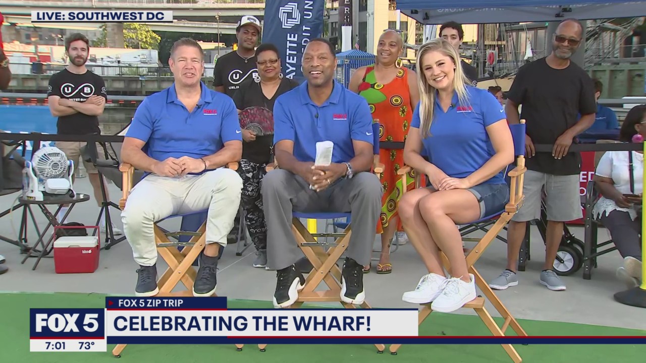 FOX 5 Zip Trip The Wharf: Friends and fun!