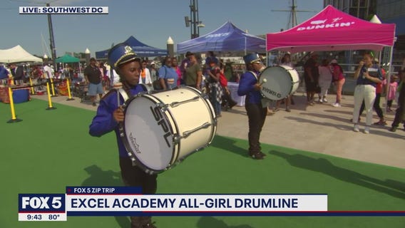 FOX 5 Zip Trip The Wharf: Excel Academy Drumline