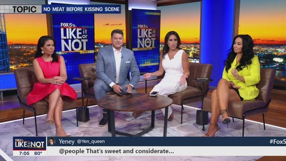 LIKE IT OR NOT: Actor skips eating meat before kissing vegan co-star