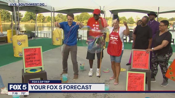 FOX 5 Zip Trip The Wharf: Bubble fun!