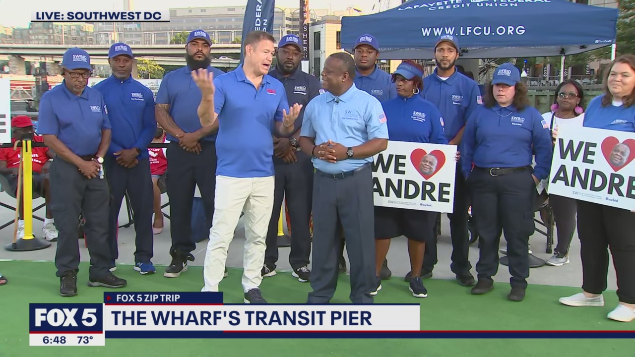 FOX 5 Zip Trip The Wharf: Celebrating the District Wharf!