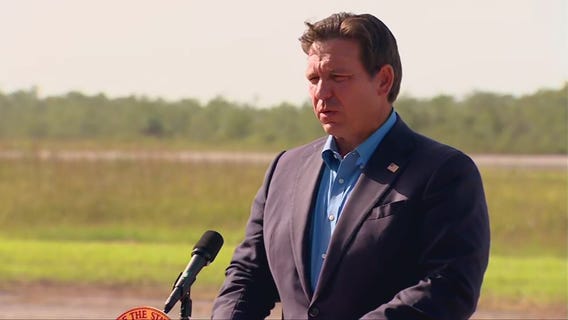 DeSantis speaks at Alligator Alcatraz