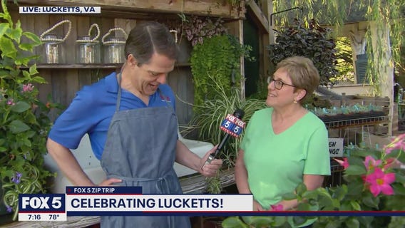 FOX 5 Zip Trip Lucketts: Tucker making friends!
