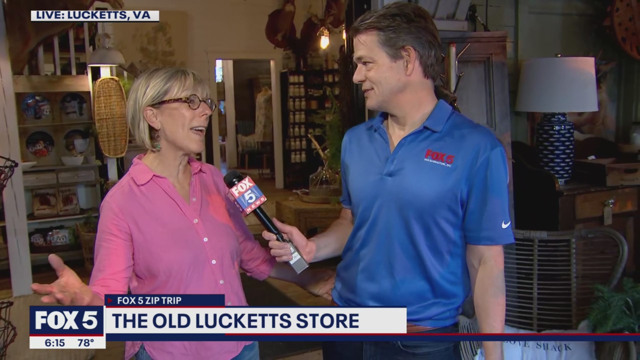 FOX 5 Zip Trip Lucketts: The Old Lucketts Store