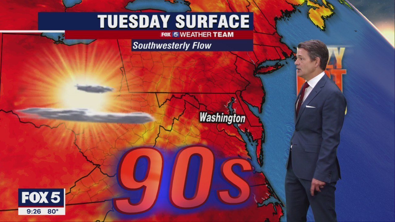 FOX 5 Weather forecast for Tuesday, July 19