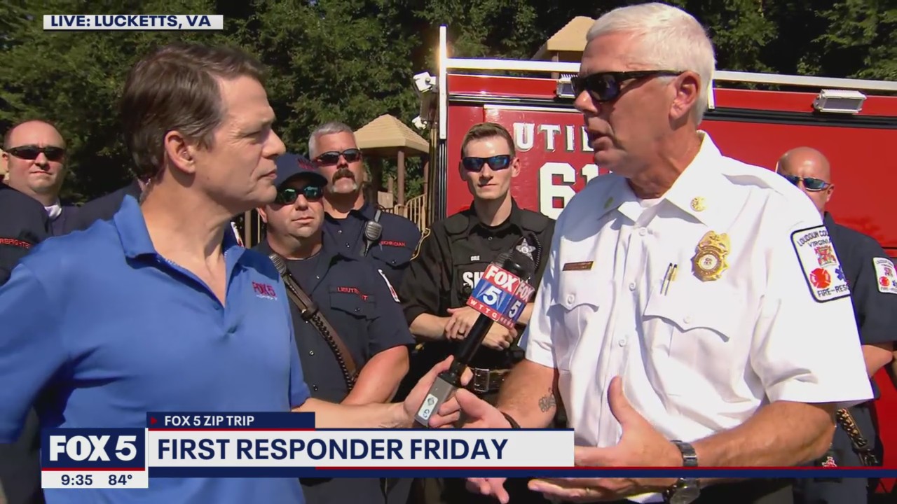 FOX 5 Zip Trip Lucketts: First Responder Friday