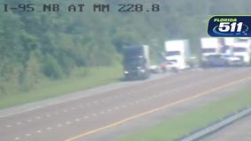 1 dead, 1 seriously injured after I-95 crash near Mims