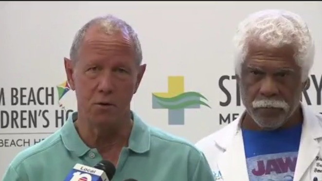 Florida shark bite survivor shares his story