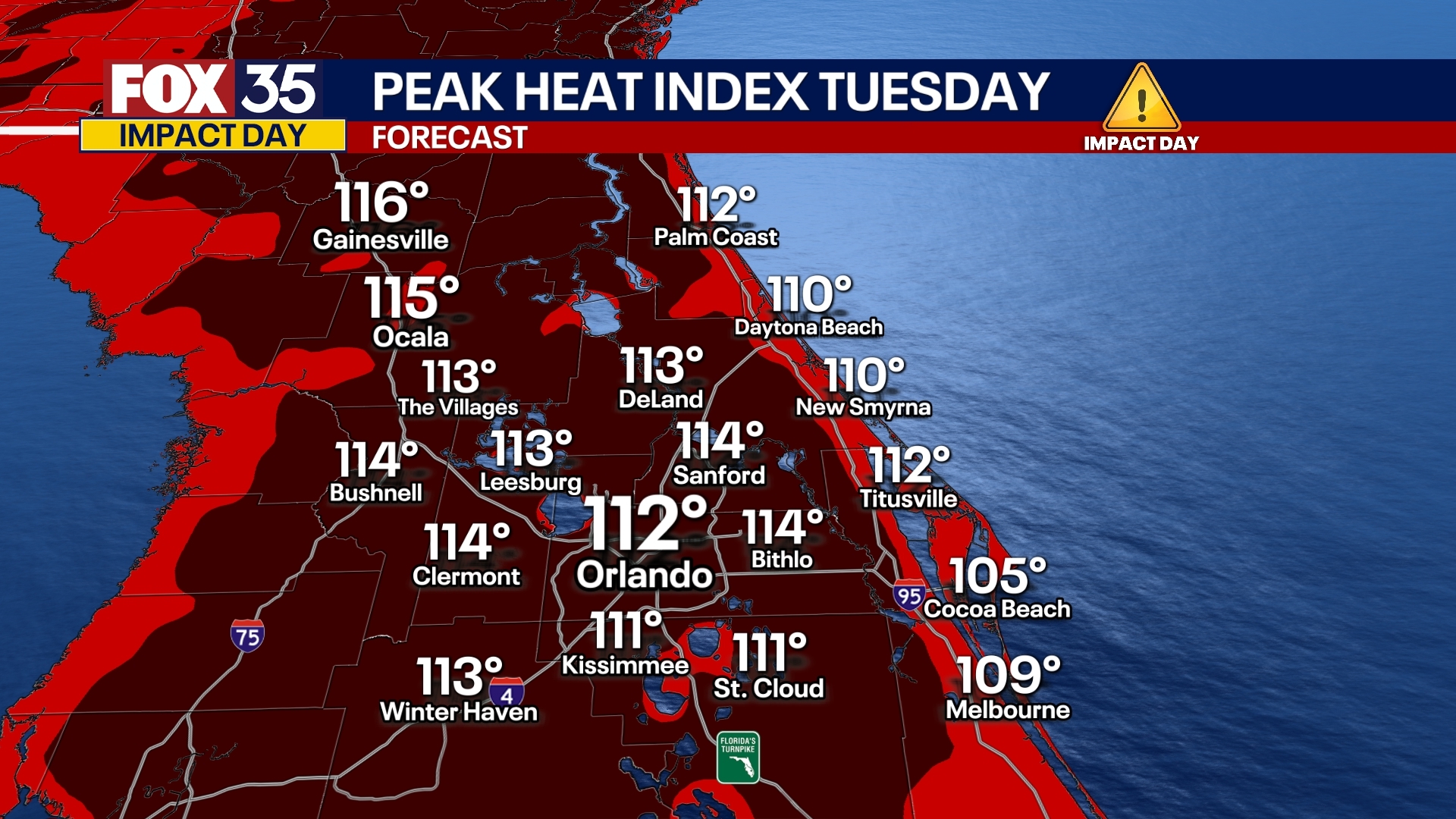 Orlando Weather Forecast PM: July 28, 2025