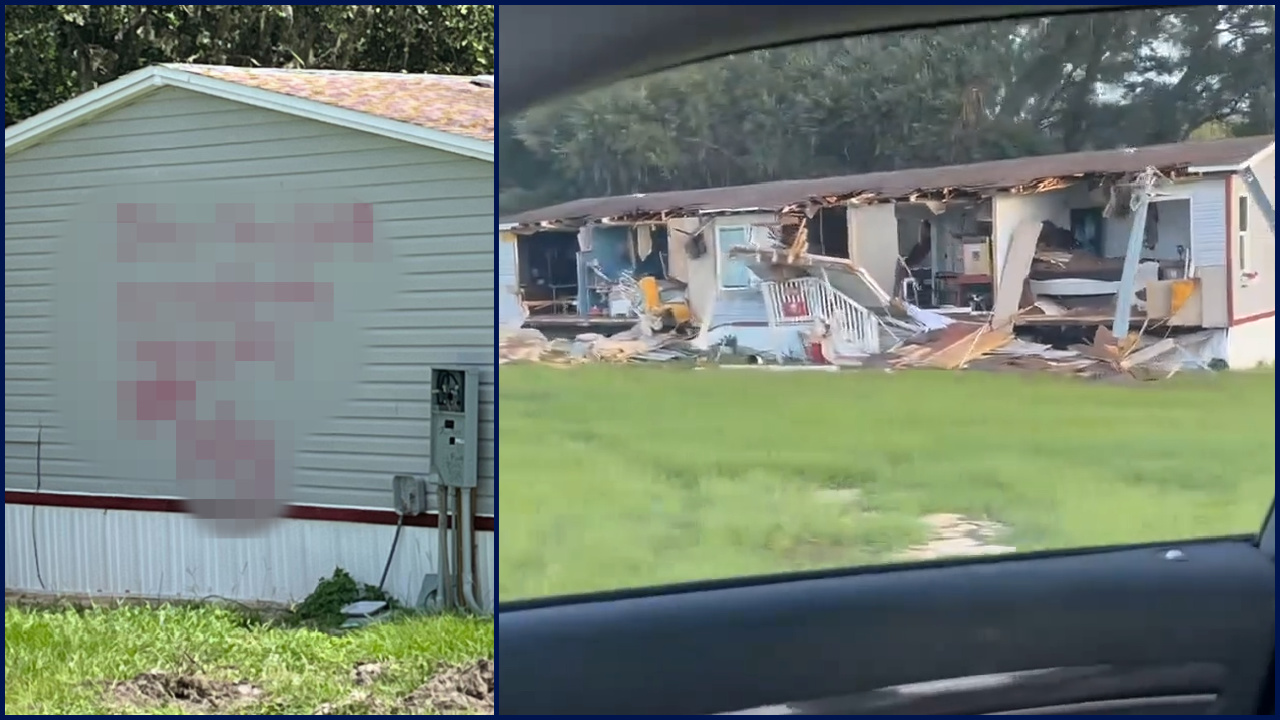 Home mysteriously destroyed in Lake County