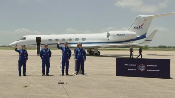 NASA's SpaceX Crew-11 arrives at Kennedy Space Center