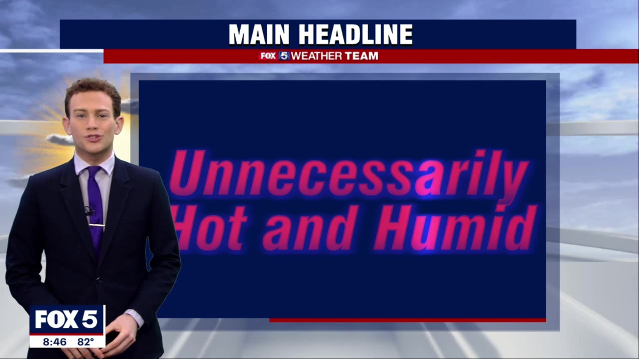 FOX 5 Weather forecast for Saturday, July 23