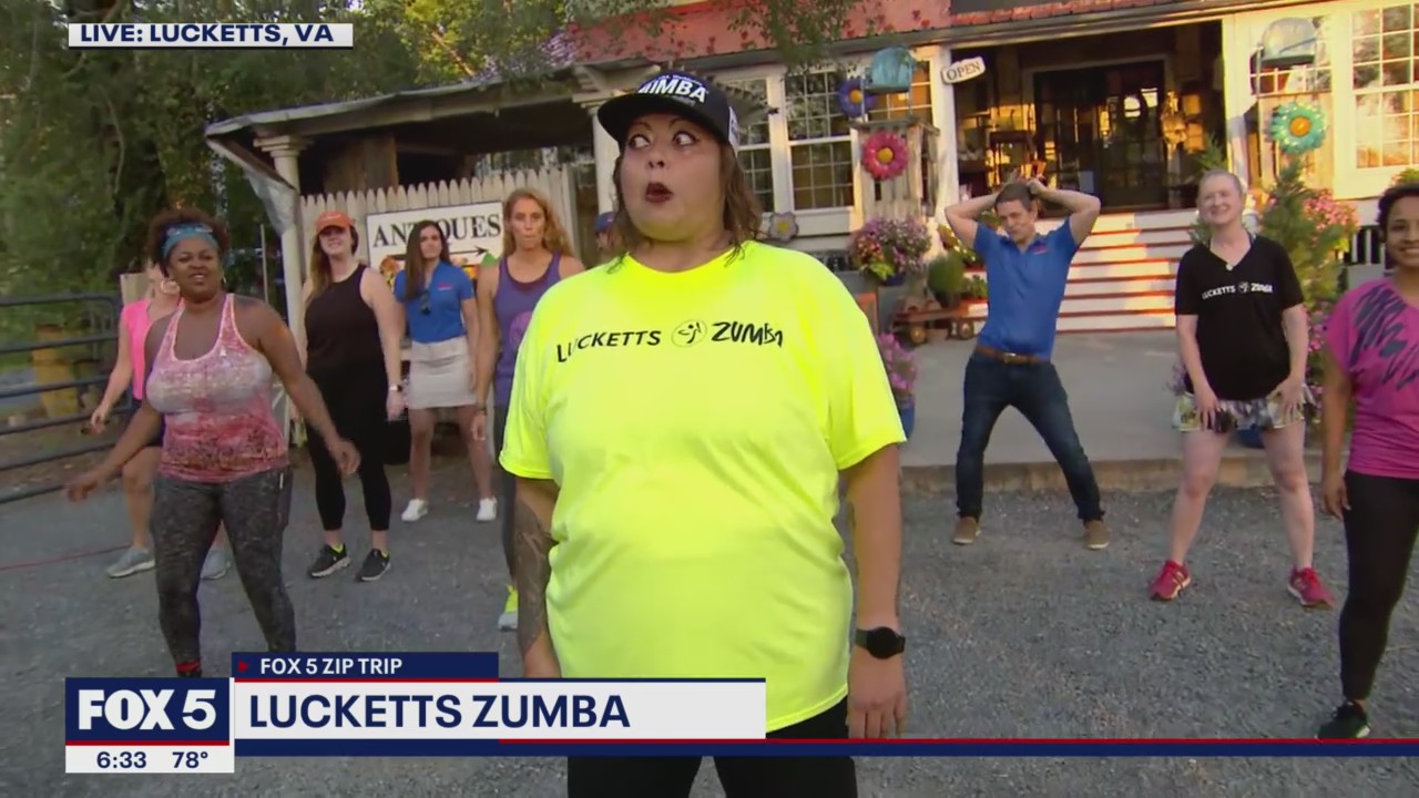 FOX 5 Zip Trip Lucketts: Zumba Friday fun!