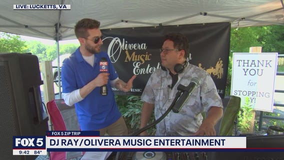 FOX 5 Zip Trip Lucketts: DJ Ray with Olivera Music Entertainment