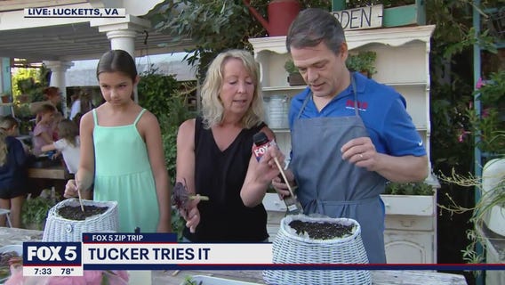 FOX 5 Zip Trip Lucketts: Tucker Tries It!
