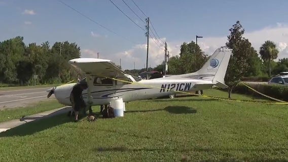 Plane makes emergency landing on Florida road