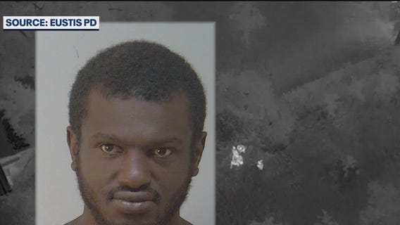 Police use K9 and drone to chase suspect down