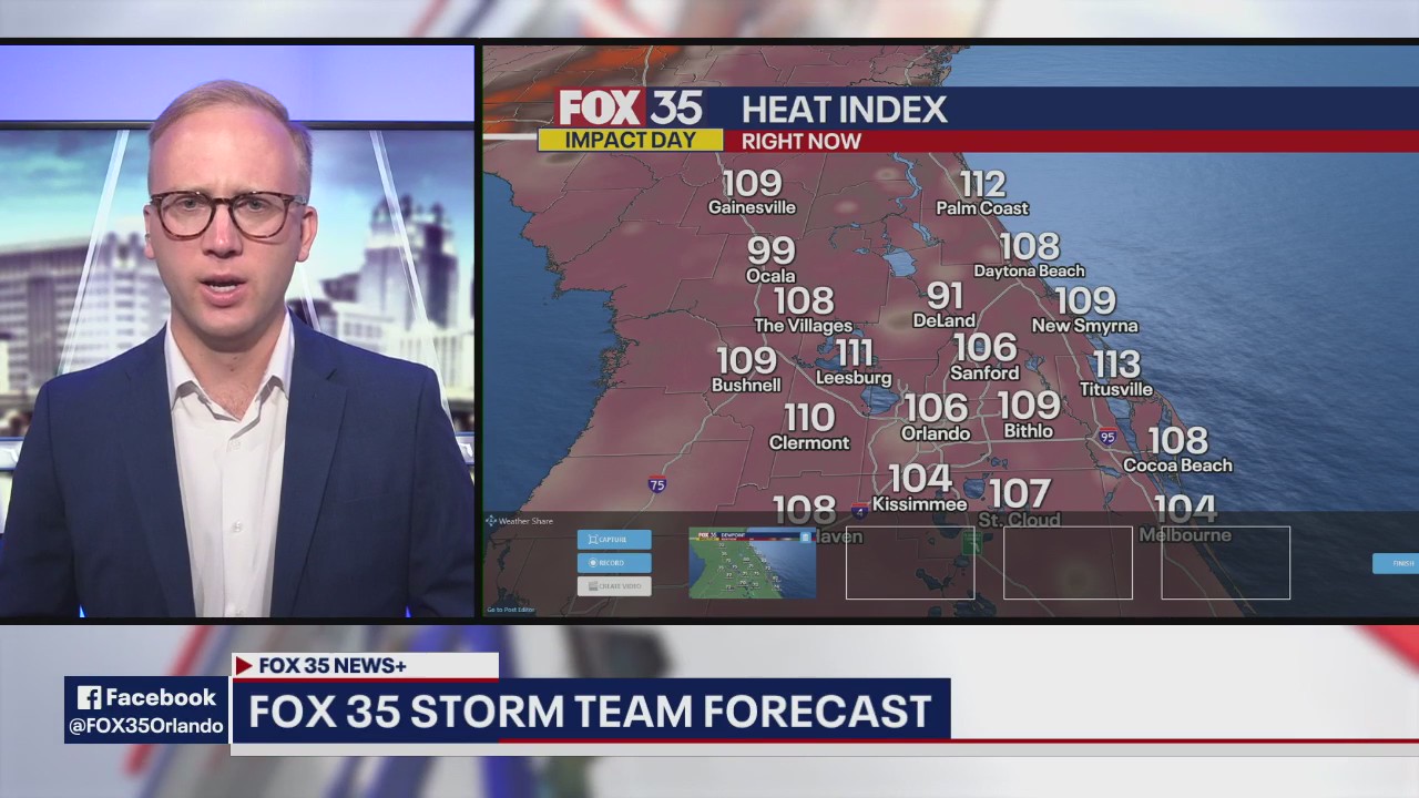Florida heatwave: What's the heat index for Orlando?