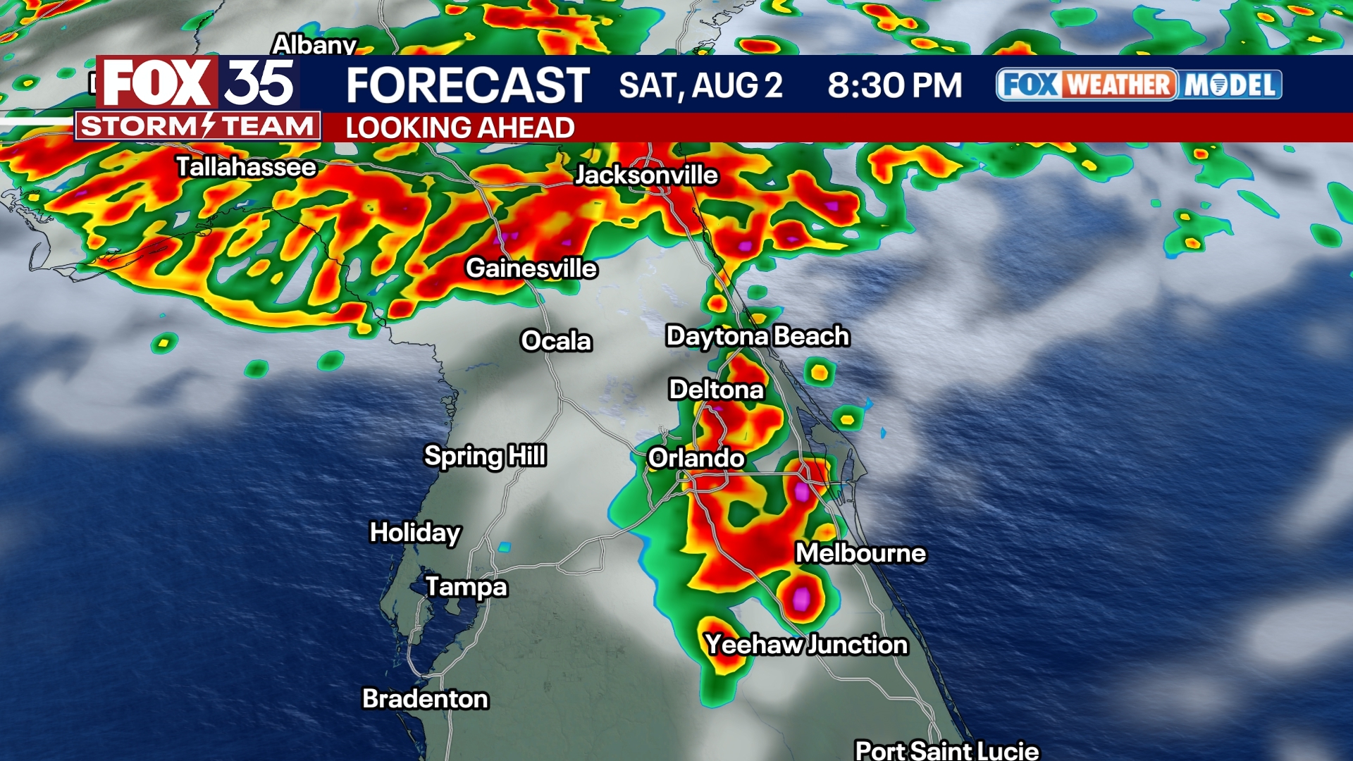 Orlando Weather Forecast PM: July 30, 2025