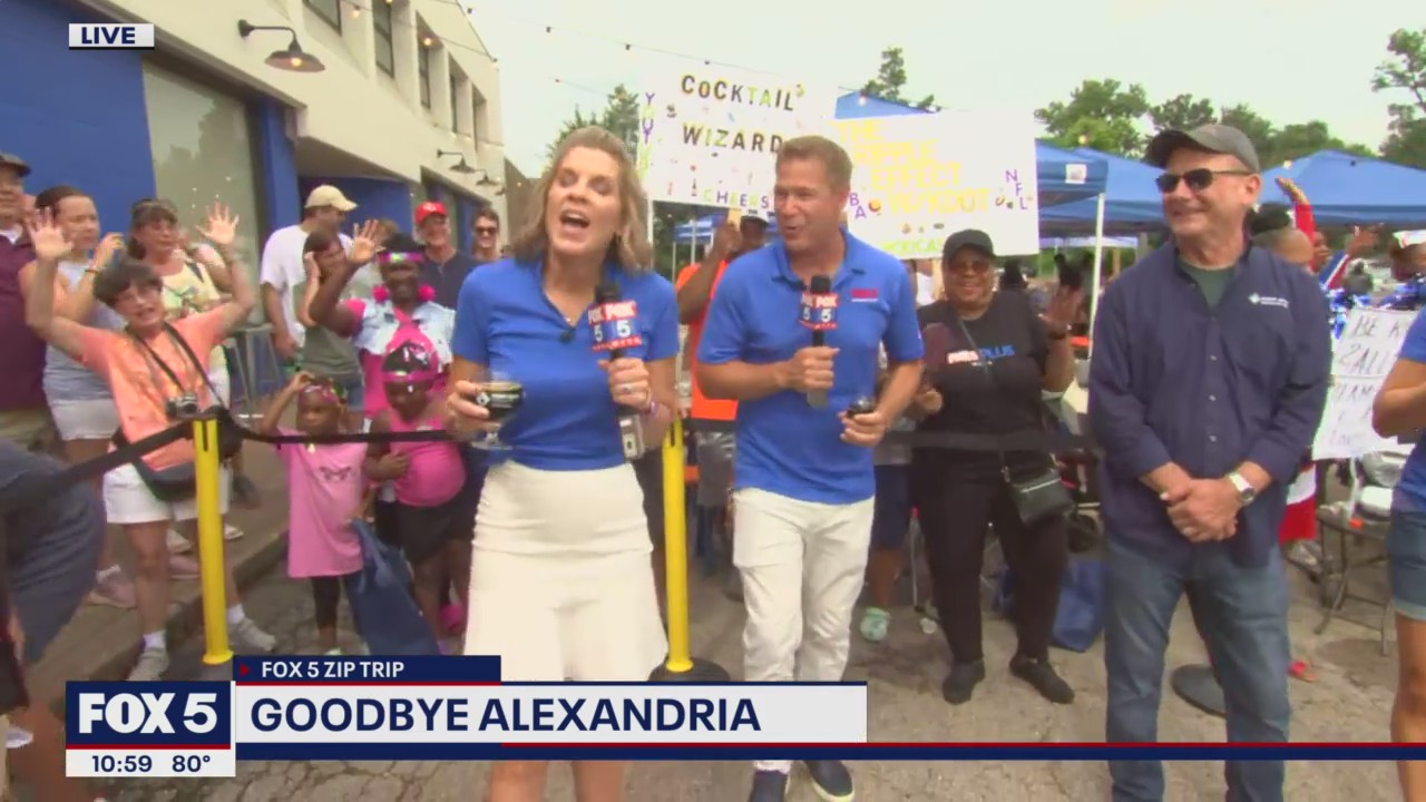 FOX 5 Zip Trip to Alexandria: Saying goodbye!