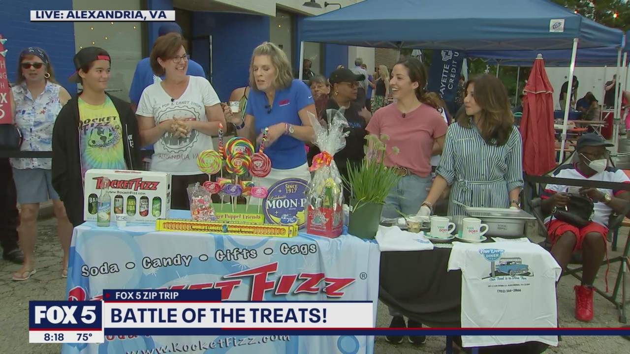 FOX 5 Zip Trip to Alexandria: Battle of the treats!
