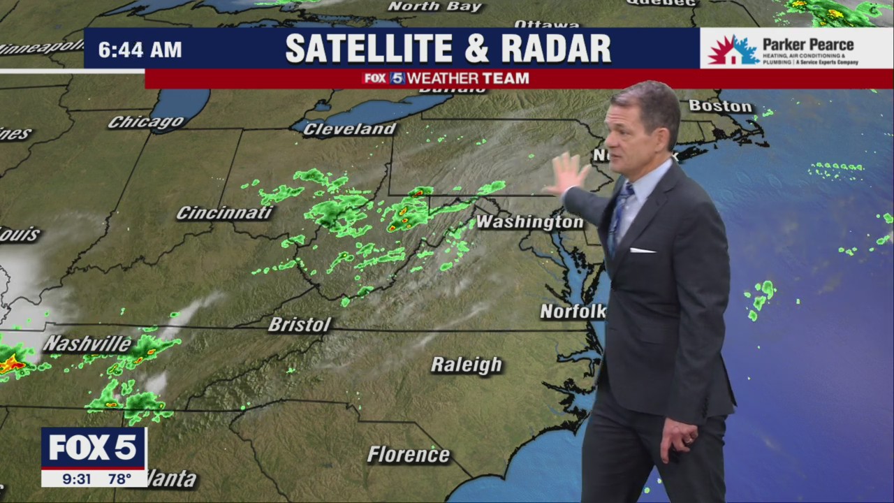 FOX 5 Weather forecast for Friday, July 29