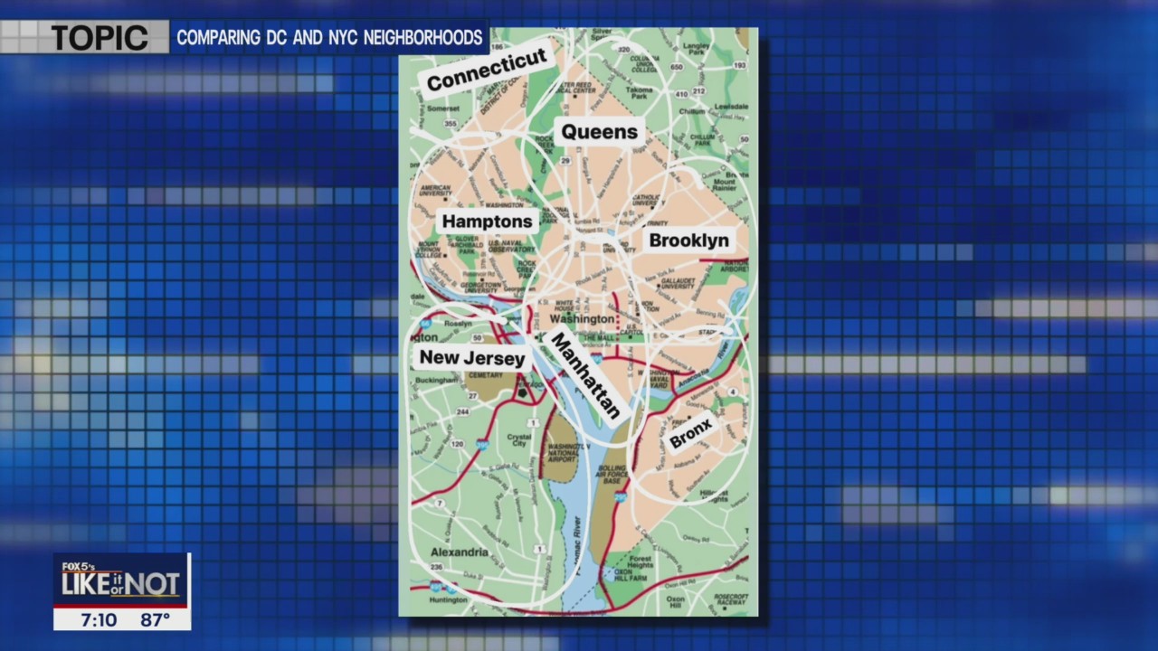 LIKE IT OR NOT: Comparing DC and NYC neighborhoods