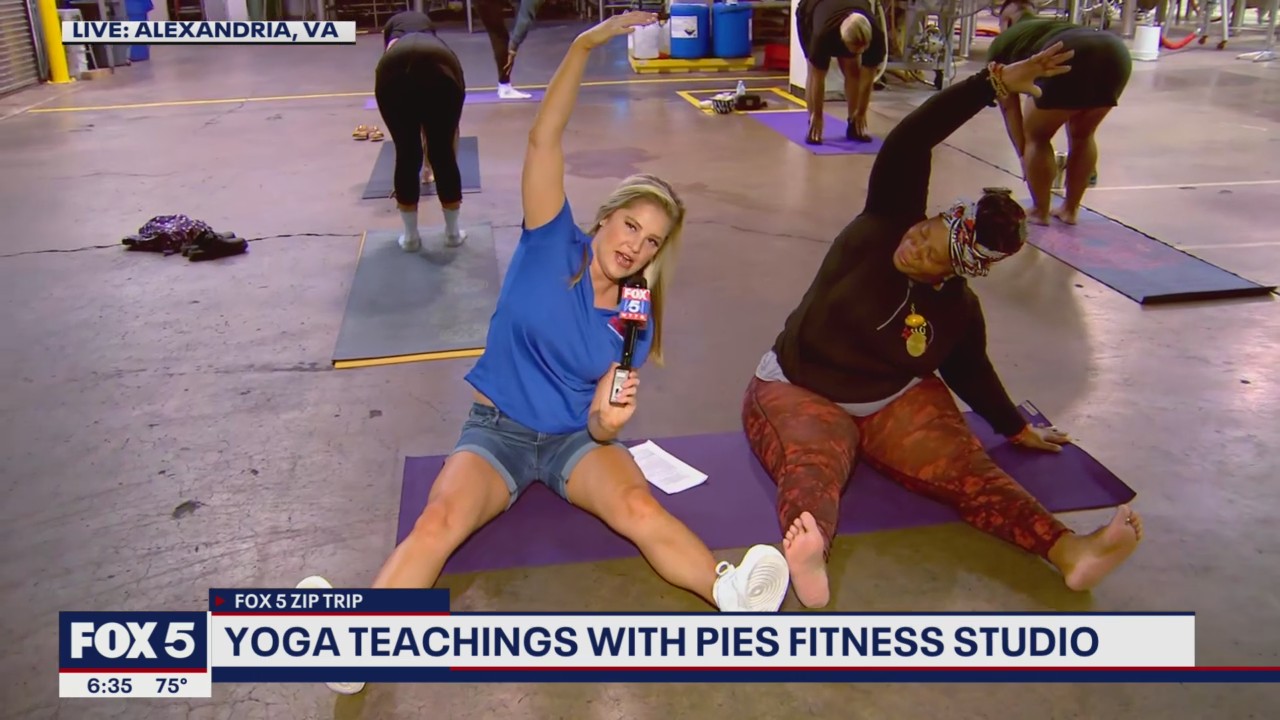 FOX 5 Zip Trip to Alexandria: PIES Fitness Yoga Studio