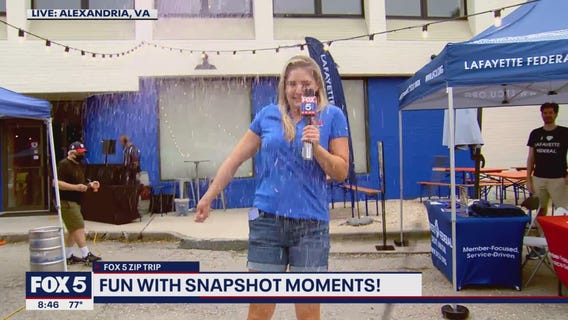 FOX 5 Zip Trip to Alexandria: Fun with 360 cam!