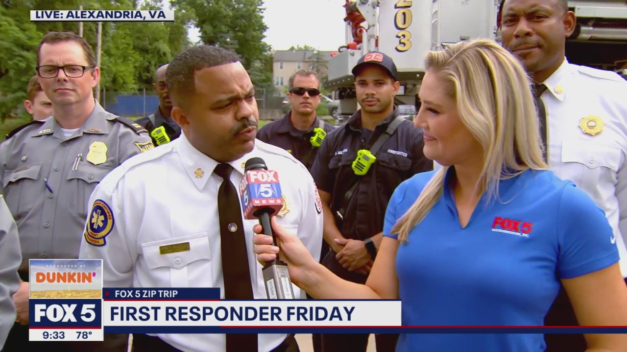 FOX 5 Zip Trip to Alexandria: First Responder Friday!