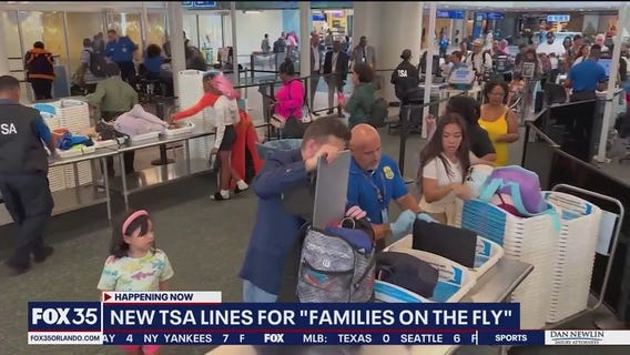 New TSA lines for 'Families on the Fly' at MCO