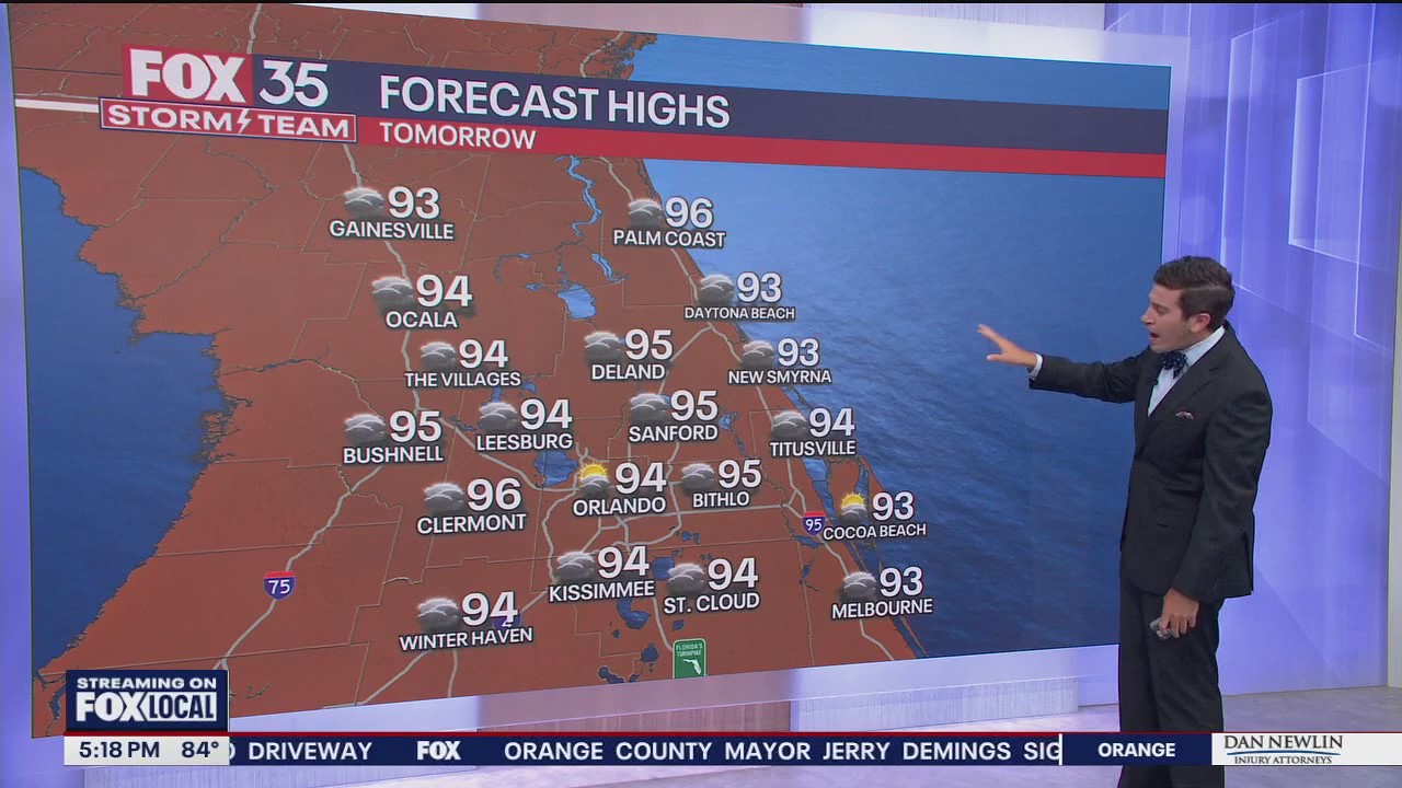 Orlando PM Weather Forecast: August 1, 2025