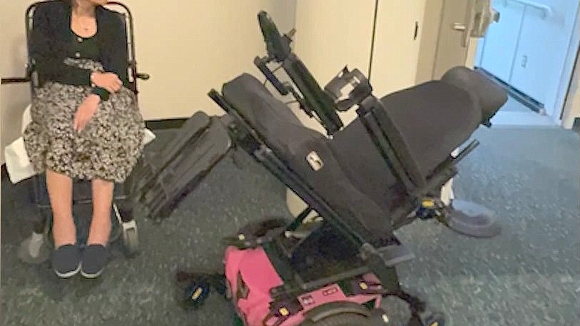 Airline accused of damaging wheelchair, stranded passenger