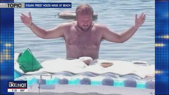 LIKE IT OR NOT: Italian priest holds mass at beach