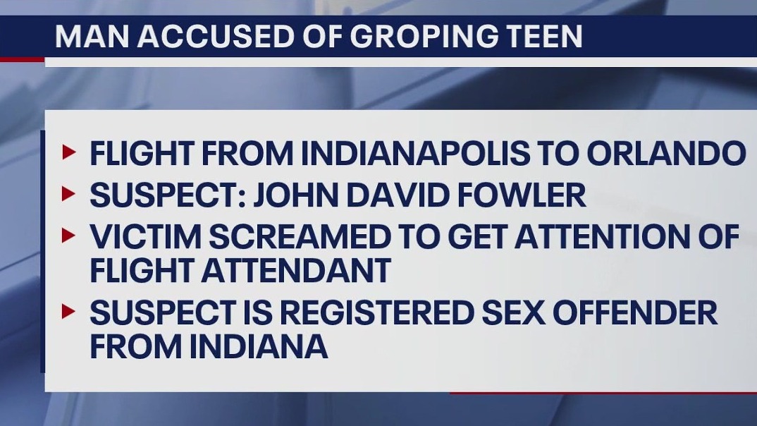 Registered sex offender accused of groping teen on flight | FOX 51 Gainesville