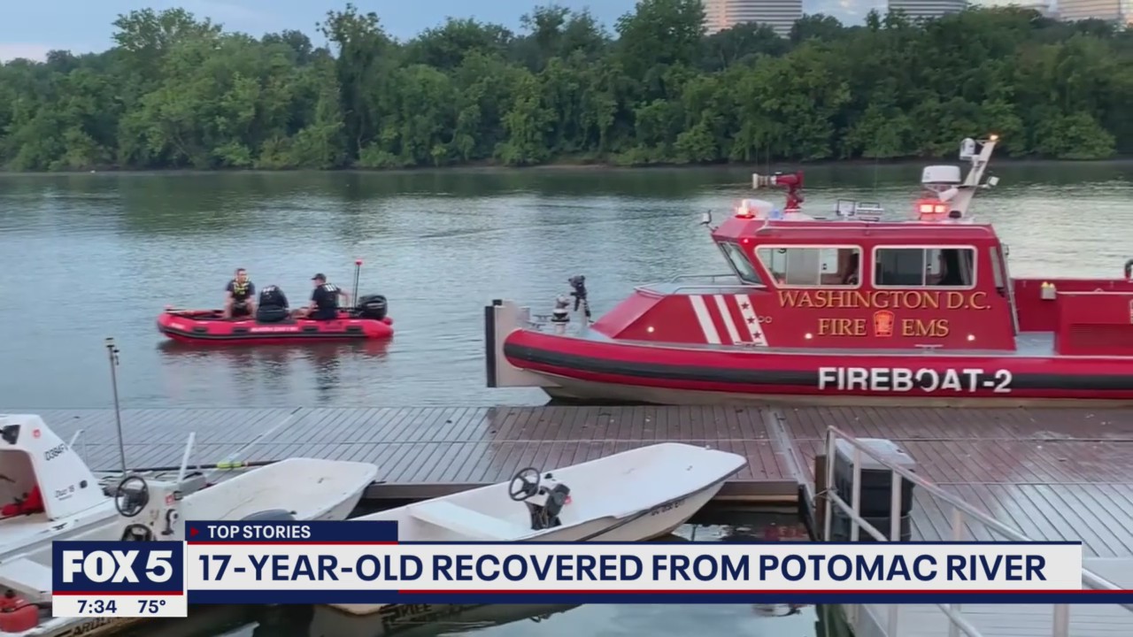 Teenager's body recovered from Potomac River | FOX 5 DC