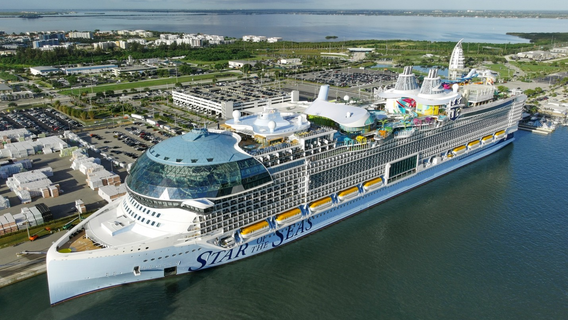 Royal Caribbean's 'Star of the Seas' arrives at Port Canaveral