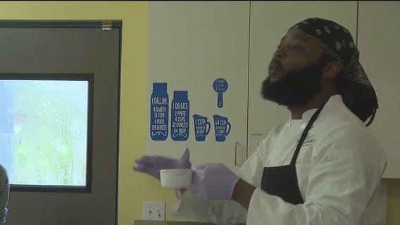 Chef Kamal Philibert teaches, inspires local kids
