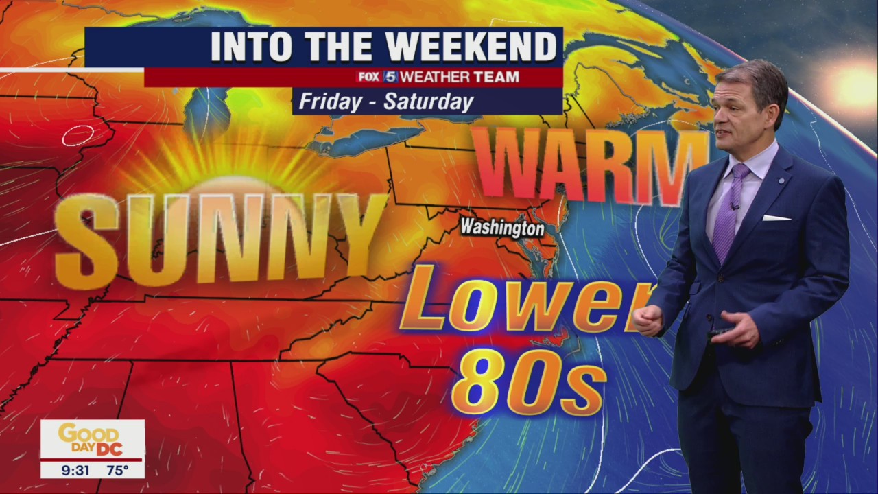 FOX 5 Weather forecast for Thursday, August 11