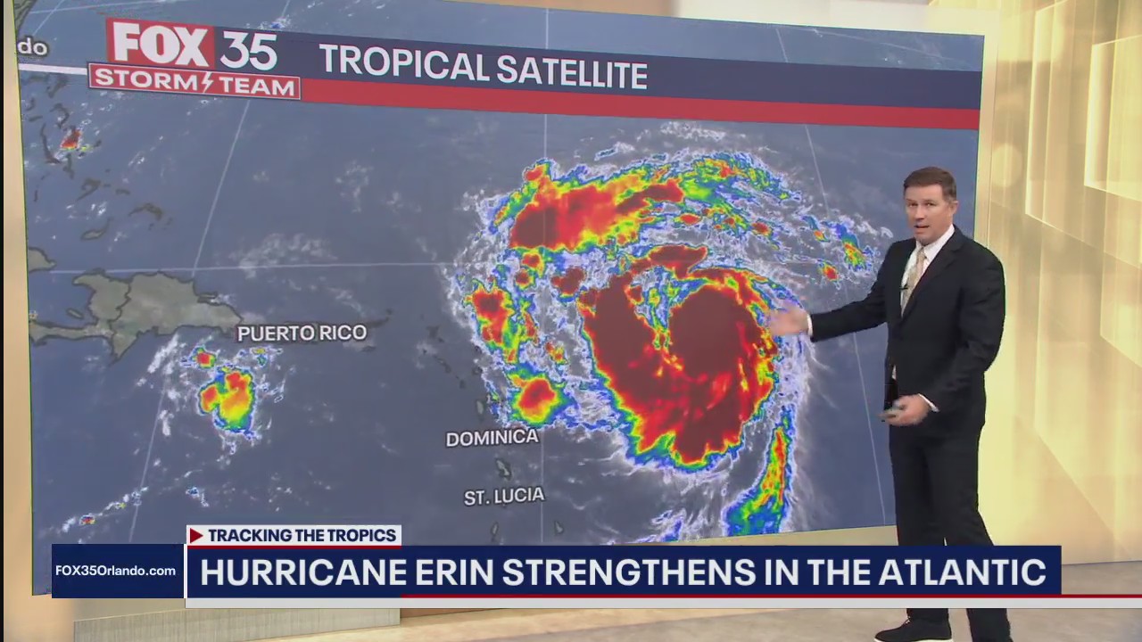 Erin becomes 1st hurricane of 2025 season
